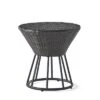Crete Round Wicker Outdoor Side Table - Christopher Knight Home -Ckhome2u Store GUEST 7ef22972 e1e2 4f01 9989 b9e89398d7e1