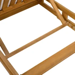 Christopher Knight Home Alfred Outdoor Acacia Wood Adjustable Chaise Lounge With 3-Fold Water-Resistant Cushion (Set Of 2) -Ckhome2u Store GUEST 7f03814a 8e22 4783 8992 a6e0a9272d35