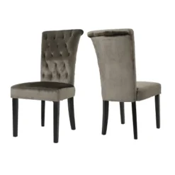 Set Of 2 Venetian New Velvet Tufted Dining Chair - Christopher Knight Home -Ckhome2u Store GUEST 8103d12c 5bc8 4055 9c69 c0c88d392fb8