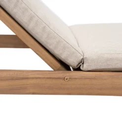 Christopher Knight Home Mallorca Acacia Wood Chaise Lounge With Water-Repellent Cushions -Ckhome2u Store GUEST 81731176 b56a 43e6 b112 20a94416ea7c