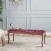 Tassia New Velvet Tufted Bench - Blush - Christopher Knight Home -Ckhome2u Store GUEST 81a52fea 8bc2 40b5 8027 9a6a0831ac2b