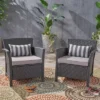 Christopher Knight Home Lucia Outdoor Wicker Club Chairs With Cushion (Set Of 2), Gray/Light Gray -Ckhome2u Store GUEST 821c8fd9 305d 4eff a237 b68fec416c32