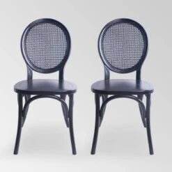 Set Of 2 Chrystie Rattan Dining Chair - Christopher Knight Home -Ckhome2u Store GUEST 83948992 89a0 48cc b806 5301e268fd95