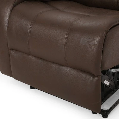 Meridan Contemporary Upholstered Theater Seating Reclining Sofa - Christopher Knight Home 12 Meridan Contemporary Upholstered Theater Seating Reclining Sofa - Christopher Knight Home - Image 12