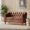 Christopher Knight Home Cantrell Faux Leather Tufted Loveseat -Ckhome2u Store GUEST 8457f4a2 b4b0 40c5 a377 1d475b36d429
