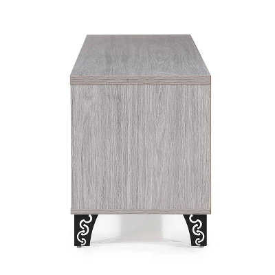 65" Celine Mid Century Modern Entertainment Unit - Christopher Knight Home 2 65" Celine Mid Century Modern Entertainment Unit - Christopher Knight Home - Image 2