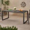 Christopher Knight Home Navan Outdoor 70" Aluminum Rectangular Dining Table -Ckhome2u Store GUEST 8b4b6307 0d6f 4bad b113 e84d52c8dda8