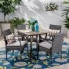 Christopher Knight Home Hartford Outdoor Acacia Wood And Wicker 5 Piece Dining Set With Cushions -Ckhome2u Store GUEST 8b518329 d562 424c b20b a81e76c32587
