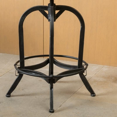 Stirling Adjustable Barstool - Christopher Knight Home 3 Stirling Adjustable Barstool - Christopher Knight Home - Image 3