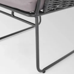 La Jolla Set Of 2 Rope Weave Modern Club Chairs - Dark Gray/Gray - Christopher Knight Home -Ckhome2u Store GUEST 8bfc0ae9 80ff 42af b5af 416ab0f90aee