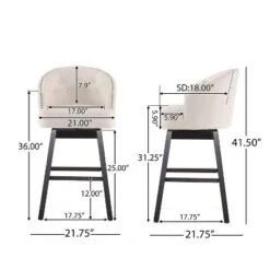 Set Of 2 30.5" Ogden Barstool - Christopher Knight Home -Ckhome2u Store GUEST 8d8341b7 7aed 40a2 81ce 0a388b1ea5cc