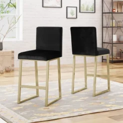 Set Of 2 Toucanet Modern Counter Height Barstools - Christopher Knight Home