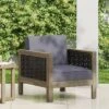 Christopher Knight Home Luna Outdoor Acacia And Wicker Club Chair Gray/Mixed Gray/Dark Gray -Ckhome2u Store GUEST 91274ba0 2ddb 49e3 8ca9 5d8fb65cc19b