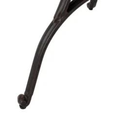 Christopher Knight Home Alfresco Outdoor Aluminum 5 Piece Dining Set With Lattice Design And Umbrella Hole, Bronze -Ckhome2u Store GUEST 92721e33 e55b 442d 8dff 3ed4f926e9bd