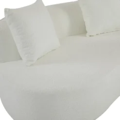 Christopher Knight Home Hailey 126“ Modern Boucle Upholstered 5 Seater Curved Sectional Sofa With Pillows -Ckhome2u Store GUEST 92a12373 72ea 4393 8ad2 cd0228bc24d8