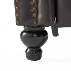 Walder Bonded Leather Press-Back Recliner Club Chair Brown - Christopher Knight Home -Ckhome2u Store GUEST 92acfcef 01f9 4b6b b38c add0b56219a1