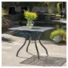 Cayman Square Cast Aluminum Table - Black Sand - Christopher Knight Home