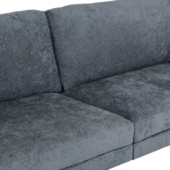 Malverne Contemporary 3 Seater Fabric Sofa With Accent Pillows Charcoal/Dark Brown - Christopher Knight Home -Ckhome2u Store GUEST 95b90bbb 3fca 4121 bd3d 3e56bb5ad92e