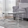 Glass Coffee Table Cocktail Table Center Table Side Table Small Table, Round/Rectangular-Christopher Knight Home -Ckhome2u Store GUEST 970183c8 0d01 4e52 8f08 3013cdb539ea