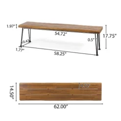 Christopher Knight Home Zion Outdoor Modern Industrial Acacia Wood 3 Piece Picnic Set With Hairpin Legs, Teak And Rustic Metal 8 Christopher Knight Home Zion Outdoor Modern Industrial Acacia Wood 3 Piece Picnic Set With Hairpin Legs, Teak And Rustic Metal -Ckhome2u Store GUEST 97ccf523 9bc1 4b76 9552 9fb9f28b69f1