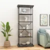 84.75" Abramo Industrial 5 Shelf Bookcase Gray - Christopher Knight Home -Ckhome2u Store GUEST 9810ce61 43ae 4db0 96c8 eb53f041383a