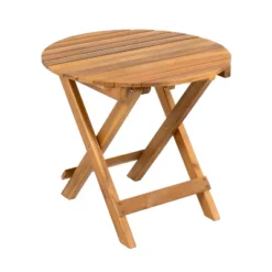 Christopher Knight Home Forrest Outdoor Foldable And Adjustable Acacia Wood Accent Table -Ckhome2u Store GUEST 98dc00e0 a36d 44b5 87ef c26a18e84997