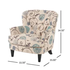 Tafton Floral Club Accent Chair - Christopher Knight Home -Ckhome2u Store GUEST 99d692d7 d81e 4913 a670 c22ab41df305