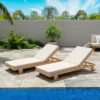 Christopher Knight Home Tobias Patio Adjustable Acacia Wood Chaise Lounge With Water-Resisiant Cushions (Set Of 2) -Ckhome2u Store GUEST 9bc9f461 7f4b 4acd b9ad 2d0ad4a75abf