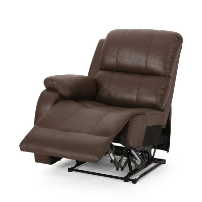 Meridan Contemporary Upholstered Theater Seating Reclining Sofa - Christopher Knight Home 3 Meridan Contemporary Upholstered Theater Seating Reclining Sofa - Christopher Knight Home - Image 3