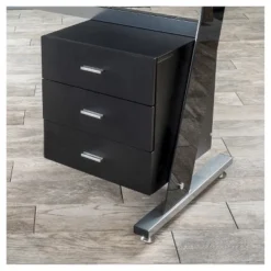 Glass Writing Desk With Drawers Black - Christopher Knight Home -Ckhome2u Store GUEST 9d56ac58 ded5 4906 b42f ba3ef6b9ea73