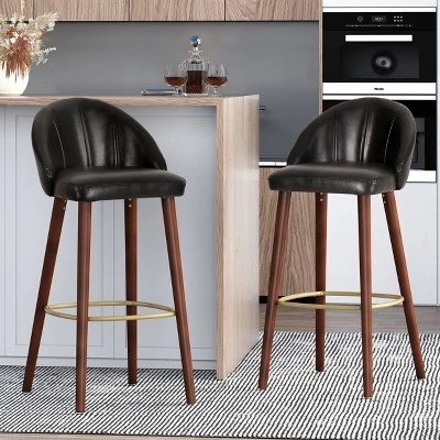 2pc Cullimore Contemporary Channel Stitch Counter Height Barstools - Christopher Knight Home 1 2pc Cullimore Contemporary Channel Stitch Counter Height Barstools - Christopher Knight Home