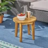 Gertrude 16" Acacia Wood Side Table - Teak - Christopher Knight Home -Ckhome2u Store GUEST a0034a41 47d6 46d9 867b 7fdce7f812dd