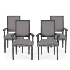 Set Of 4 Maria French Country Wood Upholstered Dining Chairs - Christopher Knight Home -Ckhome2u Store GUEST a4f74a13 8a7d 41ca a1a9 aa431ce0f7b3