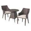 Christopher Knight Home Hillhurst Outdoor Round Wicker 3 Piece Bistro Set -Ckhome2u Store GUEST a59278a8 51ea 4661 b131 9b2f098722ed