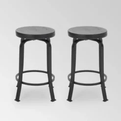 Set Of 2 Skyla Modern Industrial Swivel Counter Height Barstool - Christopher Knight Home -Ckhome2u Store GUEST a73d5f1a 0f8d 4b1b 9e38 1537e96ff493