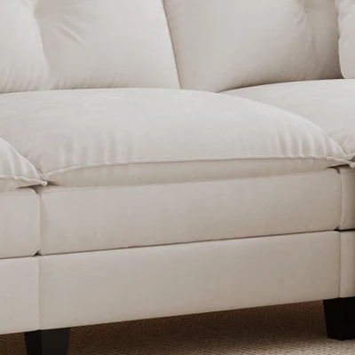 Christopher Knight Home Kreth 137" Modern 4-Seater Chenille Upholstered U-Shaped Sectional Sofa With Armrest Storage 5 Christopher Knight Home Kreth 137" Modern 4-Seater Chenille Upholstered U-Shaped Sectional Sofa With Armrest Storage - Image 5