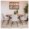 5pc Orrin Dining Set Natural Walnut/Light Beige - Christopher Knight Home -Ckhome2u Store GUEST aa63c354 adf1 4fee 9dc3 e17ab615a861