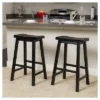 Set Of 2 29" Pomeroy Saddle Barstool Black - Christopher Knight Home -Ckhome2u Store GUEST abdf2957 8846 4934 8b60 7c974c82d9f6