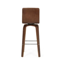 2pc Hargis Mid Century Modern Channel Stitch Bentwood Swivel Counter Height Barstools - Christopher Knight Home -Ckhome2u Store GUEST ac0b3844 195e 4d13 8336 476ac2ad9706