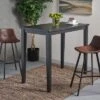 51" Broughton Rectangle Contemporary Bar Height Table Dark Gray - Christopher Knight Home -Ckhome2u Store GUEST af5705c8 70ac 4955 b78a 91507e02abc3
