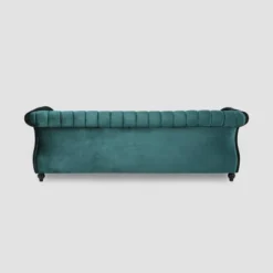 Bowie Modern Glam Velvet Sofa Teal - Christopher Knight Home -Ckhome2u Store GUEST b0077f42 d7fe 4aa7 97a8 f05153ef47e4