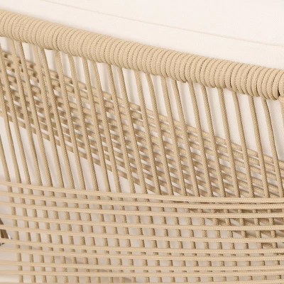 2pk Annisa Outdoor Acacia Wood Club Chairs With Cushions: Rope Weave, UV & Weather-Resistant - Christopher Knight Home 7 2pk Annisa Outdoor Acacia Wood Club Chairs With Cushions: Rope Weave, UV & Weather-Resistant - Christopher Knight Home - Image 7