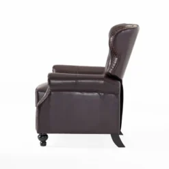 Walder Bonded Leather Press-Back Recliner Club Chair Brown - Christopher Knight Home -Ckhome2u Store GUEST b838a921 9773 46a2 8bea 71217fd91c10