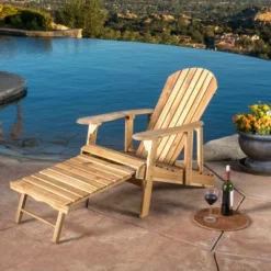 Christopher Knight Home Outdoor Acacia Wood Reclining Adirondack Chair With Expandable Footrest -Ckhome2u Store GUEST b8e392ec 1c47 419f 9358 15131b98017a