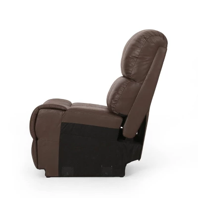 Meridan Contemporary Upholstered Theater Seating Reclining Sofa - Christopher Knight Home 7 Meridan Contemporary Upholstered Theater Seating Reclining Sofa - Christopher Knight Home - Image 7