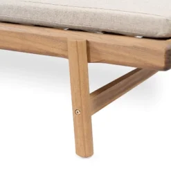 Christopher Knight Home Mallorca Acacia Wood Chaise Lounge With Water-Repellent Cushions -Ckhome2u Store GUEST b9a546db 91f6 4c09 8f13 eaaca9933b3b