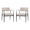 Christopher Knight Home Behrens Mid-Century Modern Upholstered Dining Chairs (Set Of 2)