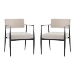 Christopher Knight Home Behrens Mid-Century Modern Upholstered Dining Chairs (Set Of 2)