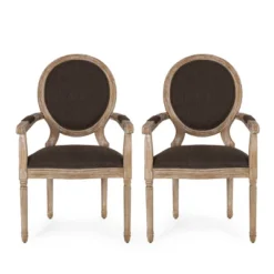 Set Of 2 Judith French Country Wood Upholstered Dining Chairs - Christopher Knight Home -Ckhome2u Store GUEST bb1a1443 e2ef 46a6 b184 15ff536d57eb