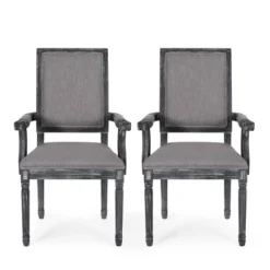 Set Of 2 Maria French Country Wood Upholstered Dining Chairs - Christopher Knight Home -Ckhome2u Store GUEST bbf71da1 8d01 4701 8dca 2cbdfcfaba1d